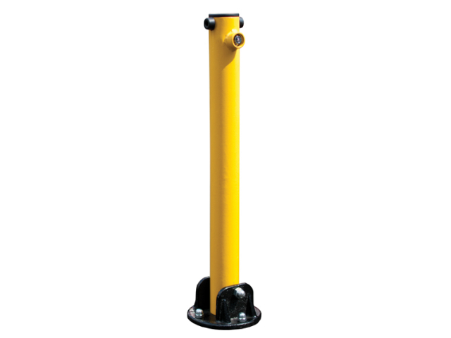 Parkovacia zábrana - stĺp, žltý d60x650mm